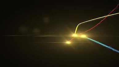 粒子光束线条转场视频的预览图